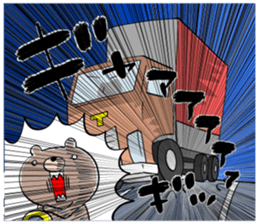 TRUCK and bear and me sticker #9760890