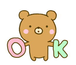 bear mokofuwa sticker #9761104