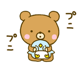 bear mokofuwa sticker #9761118