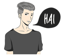 Cowok Eksis sticker #9762296