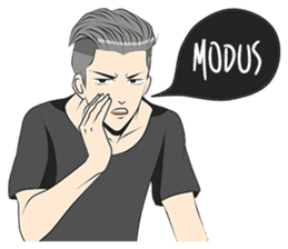 Cowok Eksis sticker #9762297