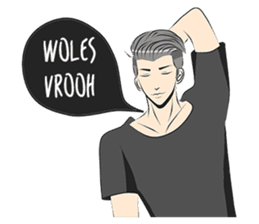 Cowok Eksis sticker #9762299