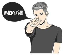 Cowok Eksis sticker #9762303