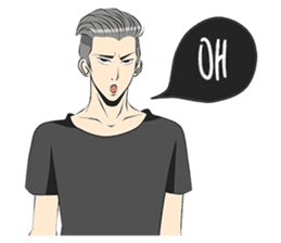 Cowok Eksis sticker #9762312