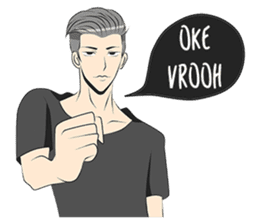 Cowok Eksis sticker #9762320