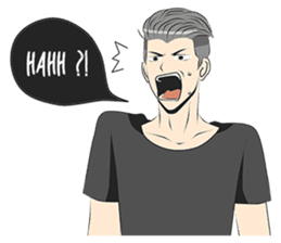 Cowok Eksis sticker #9762323