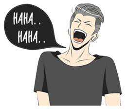 Cowok Eksis sticker #9762327