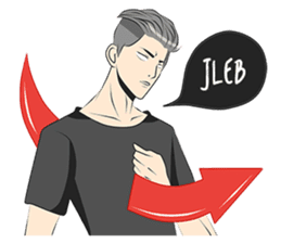 Cowok Eksis sticker #9762332