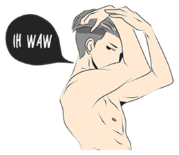 Cowok Eksis sticker #9762333