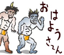 I greet by Japanese classic"CHOUJYUGIGA. sticker #9762456