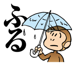 action monkey sticker #9762930