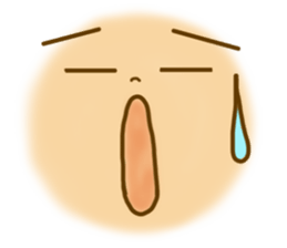 Big face only sticker sticker #9762941