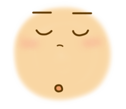 Big face only sticker sticker #9762945