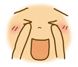 Big face only sticker sticker #9762949