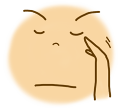 Big face only sticker sticker #9762956