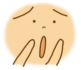 Big face only sticker sticker #9762957