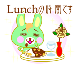 Comic Rabbit Work STYLE sticker #9763618