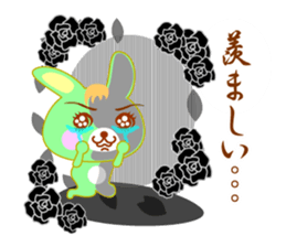 Comic Rabbit Work STYLE sticker #9763624