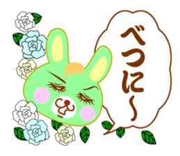 Comic Rabbit Work STYLE sticker #9763630