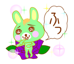 Comic Rabbit Work STYLE sticker #9763641