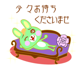 Comic Rabbit Work STYLE sticker #9763642