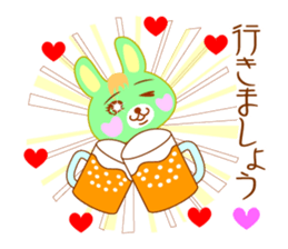 Comic Rabbit Work STYLE sticker #9763645