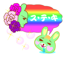 Comic Rabbit Work STYLE sticker #9763652