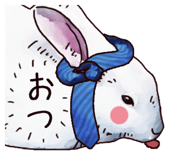 Watercolor rabbit sticker sticker #9763861