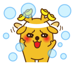 golden lulu deer the first words sticker #9763943