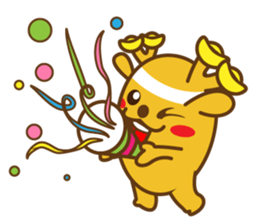 golden lulu deer the first words sticker #9763945