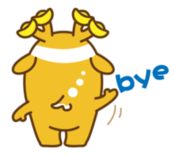 golden lulu deer the first words sticker #9763946