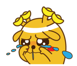 golden lulu deer the first words sticker #9763948