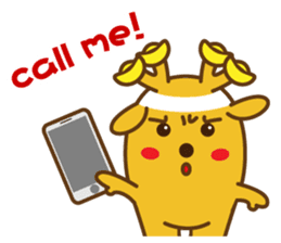 golden lulu deer the first words sticker #9763954