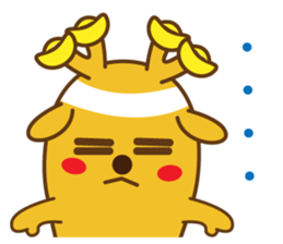 golden lulu deer the first words sticker #9763956