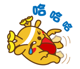 golden lulu deer the first words sticker #9763975