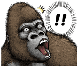 Gorilla gorilla 2 sticker #9764464
