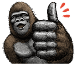 Gorilla gorilla 2 sticker #9764473