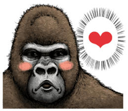 Gorilla gorilla 2 sticker #9764485