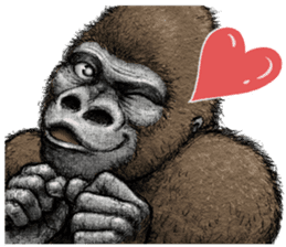 Gorilla gorilla 2 sticker #9764487