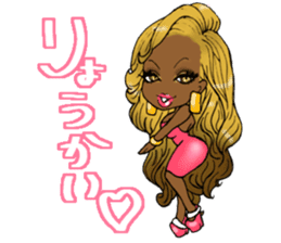 Black girls 3 sticker #9764585