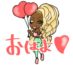 Black girls 3 sticker #9764595