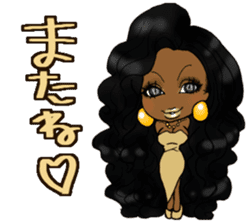 Black girls 3 sticker #9764602