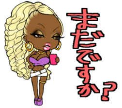 Black girls 3 sticker #9764606