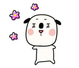 It is the honorific of a moamoa letter! sticker #9764844