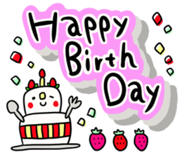 It is the honorific of a moamoa letter! sticker #9764855