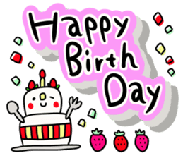 It is the honorific of a moamoa letter! sticker #9764855