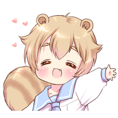 Boy Of A Squirrel By Hashimokikuri Sticker Boy Of A Squirrel By Hashimokikuri Sticker