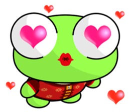 Frog Gengen (Happy New Year) sticker #9766245