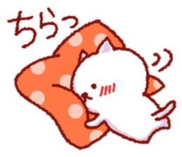 White cat Nekoko. sticker #9766541