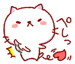 White cat Nekoko. sticker #9766568